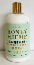 Home & Body Co. ~ Orange Blossom Soothing Scrub Cream with Honey & Hemp 24.5 oz