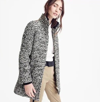 j crew boucle blazer