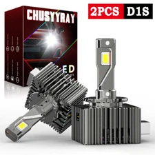 Para For Chrysler 300C 2005-2010 2X D1S Kit Faros Bombillas Luces de carretera