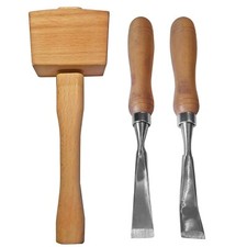 Wood Mallet Wood Chisel Set Hammer Wooden Mallet Upholstery Tool Carpentry kit