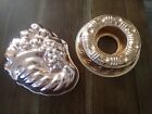 Lot Of 2 Vintage Mirro Copper Jello Mold Bundt Cake Pan & Ever Cornucopia Pan