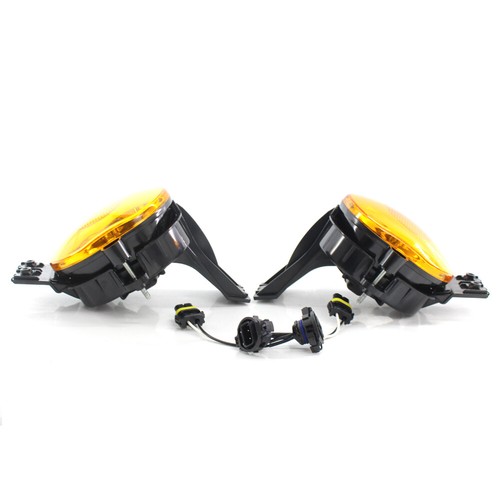 Fit for 02-08 Dodge Ram 1500/2500/3500 04-06 Durango Amber Fog Light Pair + Bulb - Picture 3 of 6
