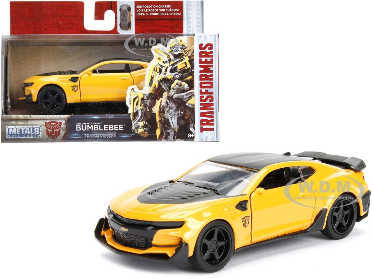 2016 CHEVROLET CAMARO YELLOW BUMBLEBEE TRANSFORMERS MOVIE 1/32