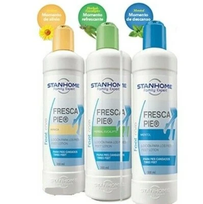 Stanhome FRESCA PIE Para Pies Cansados 3 PIEZAS MENTOL-ARNICA-EUCALIPTO 300ML