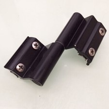 CERNIERA SLAM IN ALLUMINIO ESTRUSO NERO CON PIASTRINE PREMONTATE MEDAL 350.3X