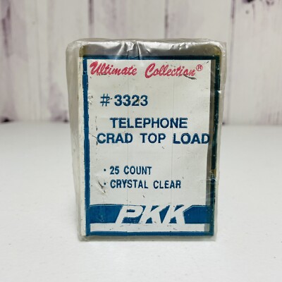 Ultimate Collection #3323 Telephone Crad Top Load Card Holder 25 Count
