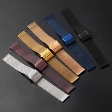 Quick Release Milanese Watch Band Stainless Steel Mesh Strap 14/16/18/20/22/24mm