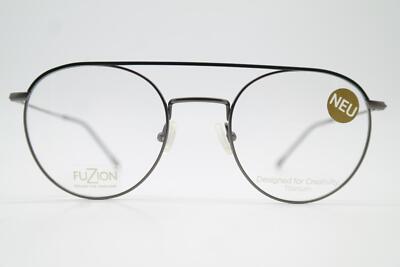 Brille FUZION FULM04 Titanium Grün Silber Oval Brillengestell eyeglasses Neu
