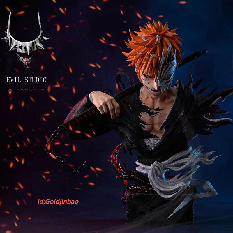 1/1 Scale Bleach Kurosaki Ichigo Bust Statue In Stock EVIL 1/1 Scale Bleach Kurosaki Ichigo Bust Statue In Stock EVIL