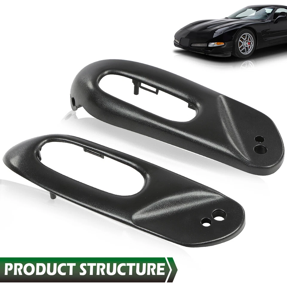 Fit For 1997-2004 Chevrolet C5 Corvette Power Seat Switch Trim Bezel Left+Right - Image 2 of 4