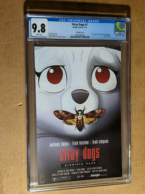 Stray Dogs #1 Silence of the Lambs Movie Poster Homage  Variant CGC 9.8 NM+/M