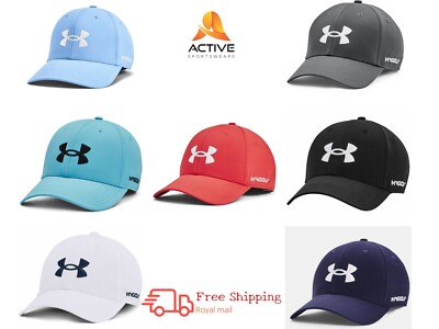 Under Armour UA Golf 96 Herren verstellbare Kappe feuchtigkeitsableitend Sport Golf Mütze