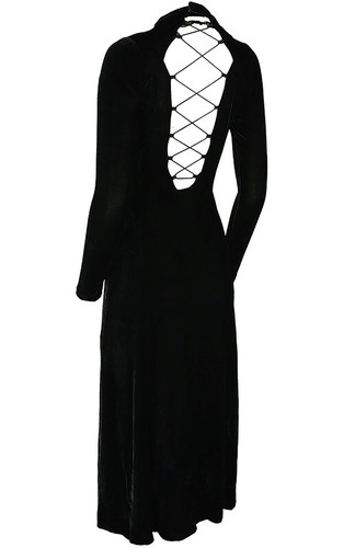 Dress Schlitz Samt Widow Gothic Spitze Schnürung Kleid Witchy Nugoth Restyle q1x8F8