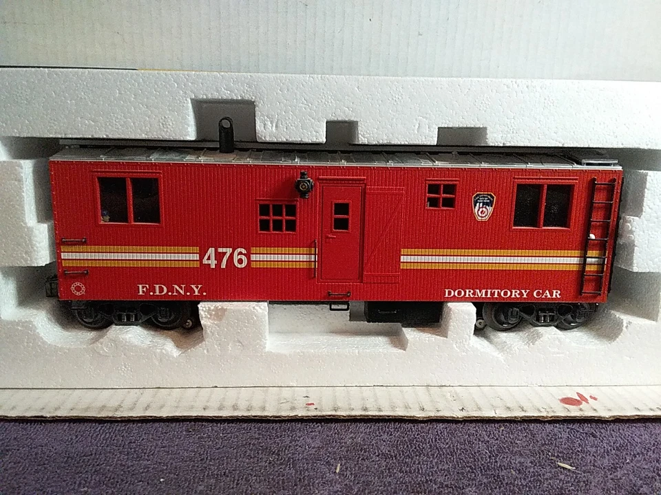 K-Line K676-6101 FDNY Smoking Battalion Car New - Image 3 of 4