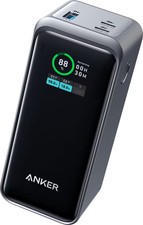 Anker - Power Bank 20000mAh, 200W, 3-Port - Black