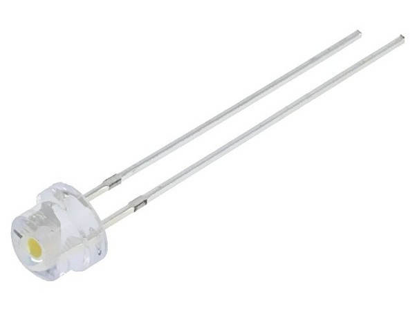 2X OSM5DK56A1A-CRLED14 Led Warmweiß 4,8Mm 1500Mcd 100° Front: GewöLbt 5,5-20VDC-image