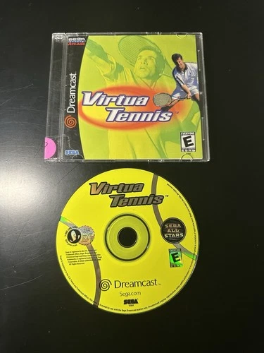 Virtua Tennis (Sega Dreamcast, 2000) Tested & Working - Disc And Manual Only