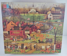 Charles Wysocki Puzzle Blackbirds Roost At Mill Creek 1000 Pieces Complete - MB