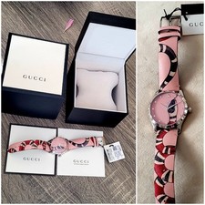 Gucci 126.4 G-TIMELESS Kingsnak,Authentic,38MM Case,New With Box and Tag.