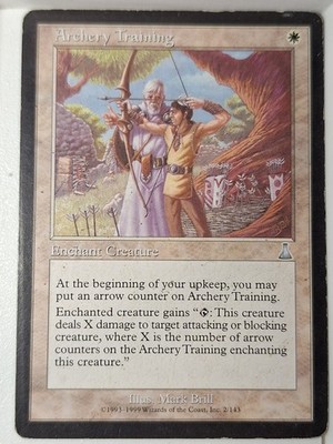 Archery Training - Urza's Destiny - Magic the Gathering MTG Nice!