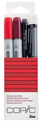 COPIC Marker ciao 4er Set ''Doodle Pack Red''