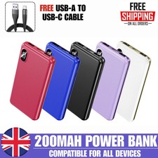 20000mAh Portable Power Bank LED Display 20W Super Fast Charger USB-C & USB Port