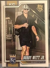 Bobby Witt Jr - 2026 Topps Series 1 - Golden Mirror Image Variation SSP - Royals
