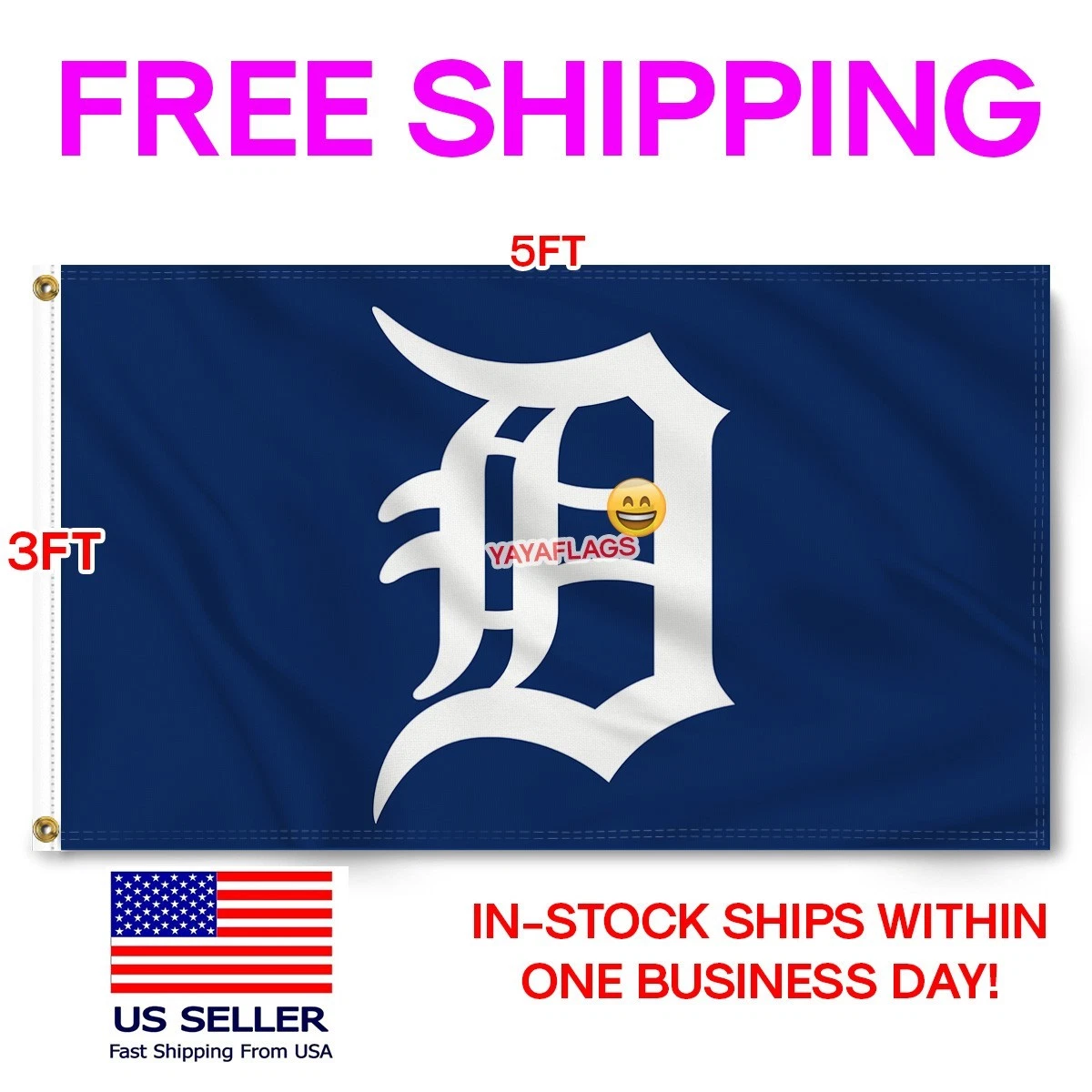 WinCraft Cooperstown Detroit Tigers – Bandiera Da Giardino 2 Lati, 30,5 X 45,7 Cm