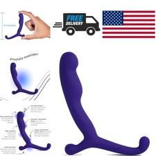 4 Inch Waterproof Prostate Massager with External Arm for Targeted Stimulation
