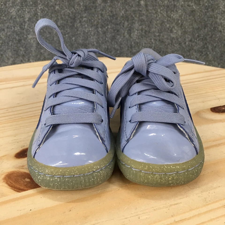 Tênis Puma Shoes criança 7 roxo cesta clássico cadarço glitter 36246102 - Imagem 4 de 4