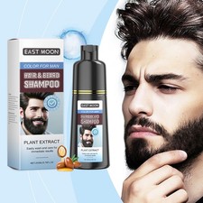 Black Beard Dye for Men Hair  Beard Coloring Conditioner Nourishing