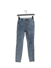 New Look Women's Leggings UK 6 Blue Cotton with Elastane, Polyester Jegging