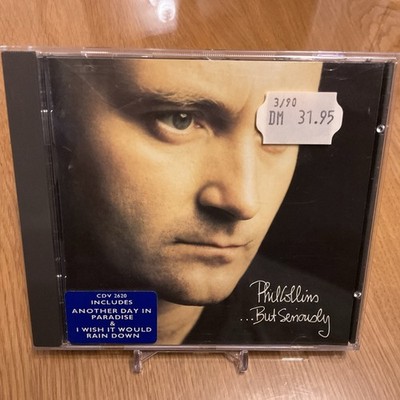 PHIL COLLINS ...But Seriously CD Album 1989 WIE NEU AUFKLEBER Another Day In Par