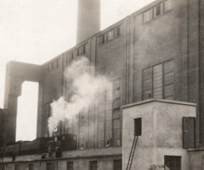 54/862 FOTO BAU KRAFTWERK PLESSA BERGBAU TECHNIK 13.11.1929 FELDBAHN ELSTERWERDA