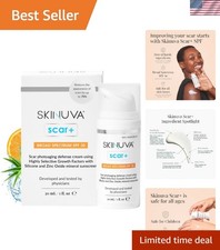 Silicone Scar-Fading Cream with SPF 30 - Physician-Developed, Travel Size 1 oz