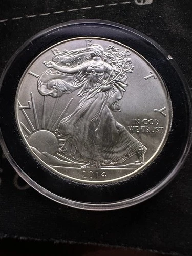 2014 WALKING LIBERTY AMERICAN EAGLE .999 FINE SILVER DOLLAR COIN 1oz. $1 USA