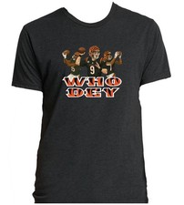 Joe Burrow Jamarr Chase Tee Higgins Bengals TRIBLEND Shirt T-Shirt