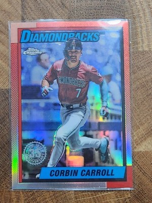 2025 Topps Chrome - 1990 Corbin Carroll Insert #90CU-12