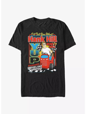 King of the Hill Hank Hill Yup Racing T-Shirt Unisex Tee All size S-4XL VN2201