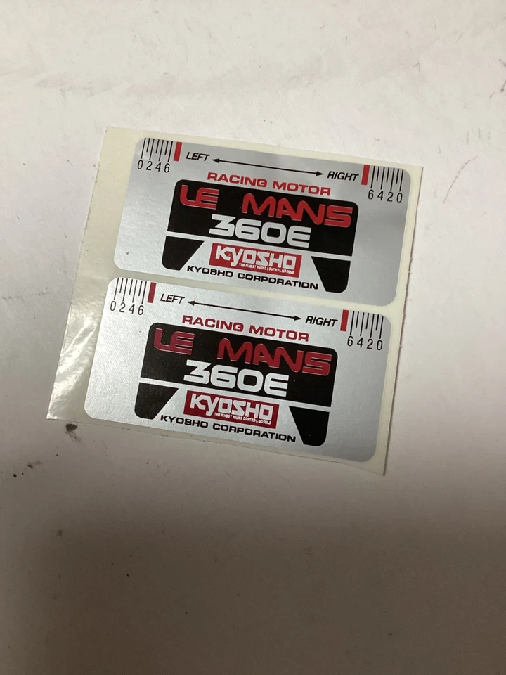 CALCOMANÍAS VINTAGE KYOSHO TURBO SCORPION Foto 2 de 4
