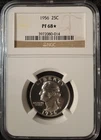1956 Silver Proof Washington Quarter.  NGC Graded PF 68 Star.
