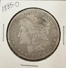 1885 O Morgan Silver Dollar New Orleans $1 Circulated 0.9 Fineness