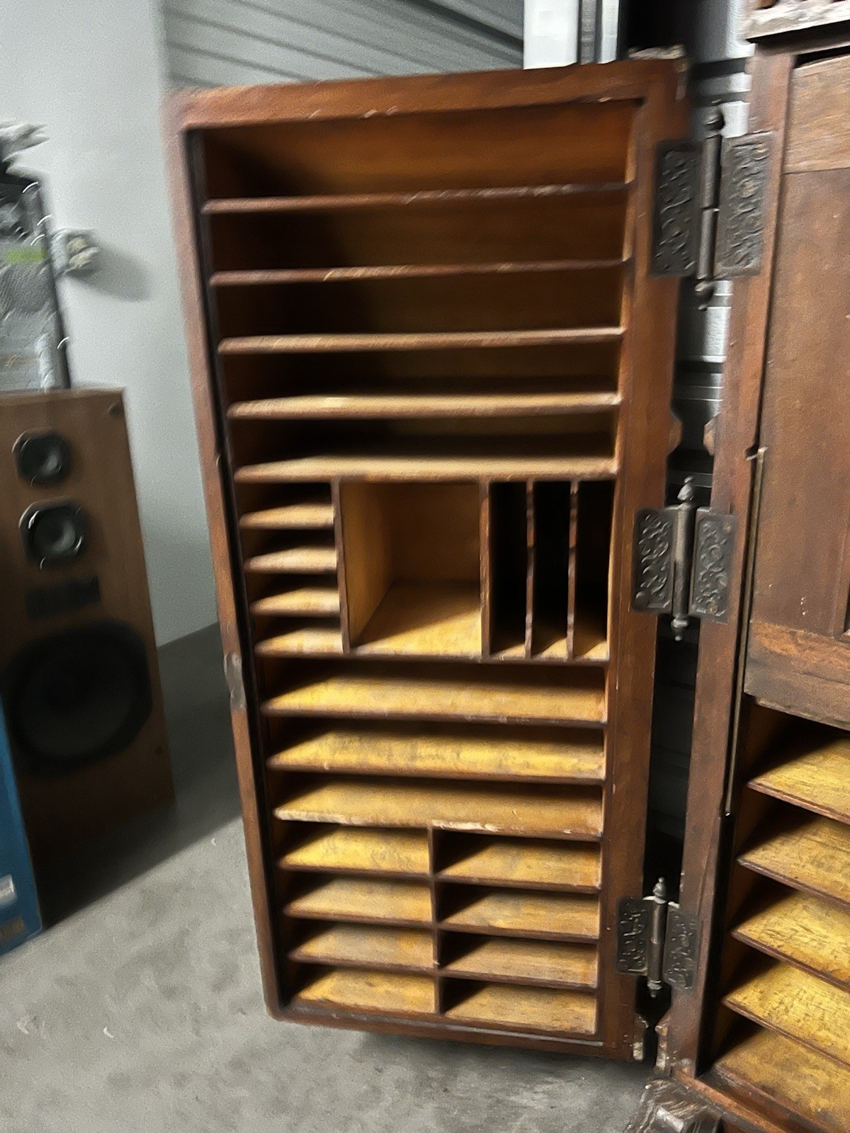 Antique 19th C. WOOTON DESK - STANDARD GRADE BURL WALNUT PATENT PAT