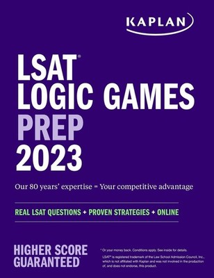 LSAT Logic Games Prep 2023: Real LSAT Questions + Proven Strategies + Online by 