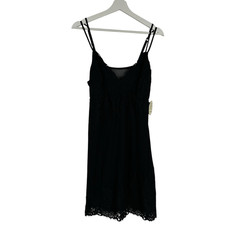 Soma Lace Cut Out Chemise size XL Black NEW