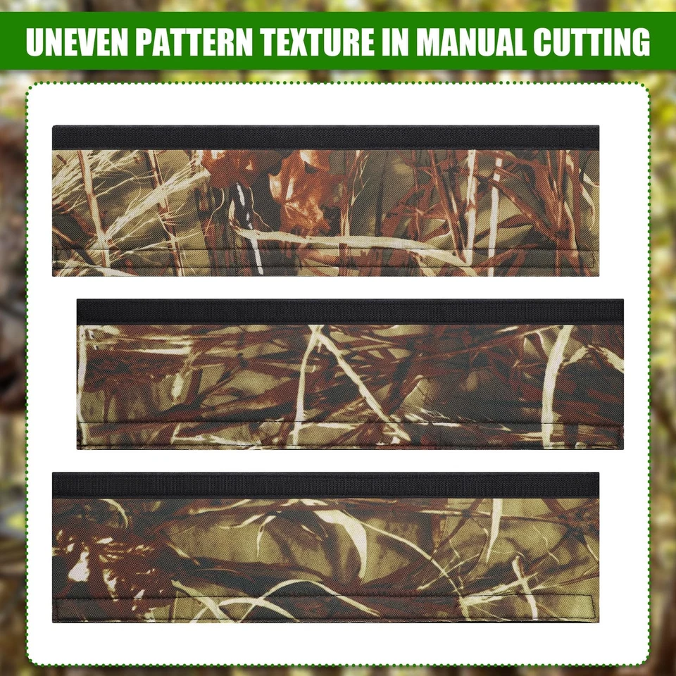 3PCS Non-Slip Camo Tree Stand Rail Pads, Treestand Shooting Rail Padding Easy... - Image 3 of 4
