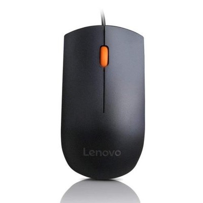Open Box: Lenovo Wired USB Mouse - Wired plug-and-play USB Connection - Full-siz