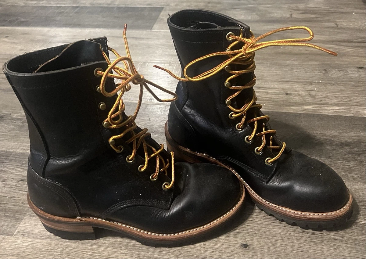 Black Leather Vibram Sole 10\