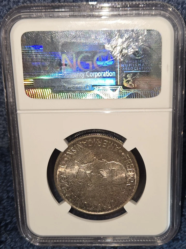 1952 Washington/Carver  Commemorative Half Dollar*NGC *Ms-65*HIGH GRADE*TONED* - Image 2 of 4