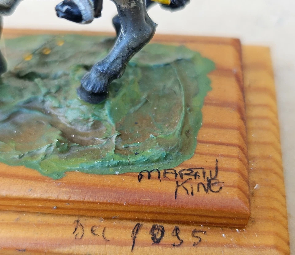 Cavaleiro Napoleonic Wars pintado à mão modelo de lata por Martin Kine, Heavy - Imagem 4 de 4